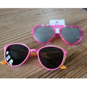 2 pairs of girls sunglasses, new, size 2-4